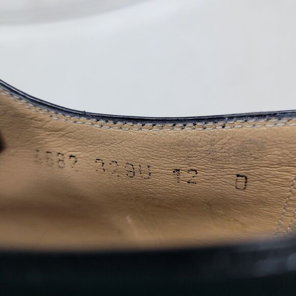 Salvatore FERRAGAMO "TRAMEZZA" Cap Toe Derby Oxfords Mens 12 D Made ITALY $1,490 - Picture 9 of 9